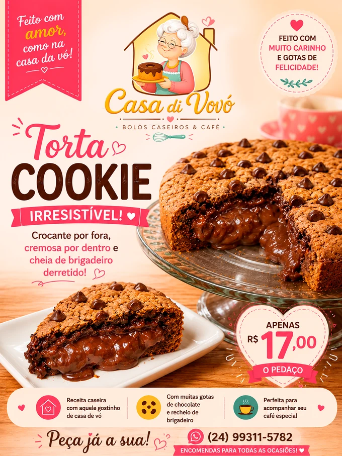 Casa di Vovó — Torta cookie